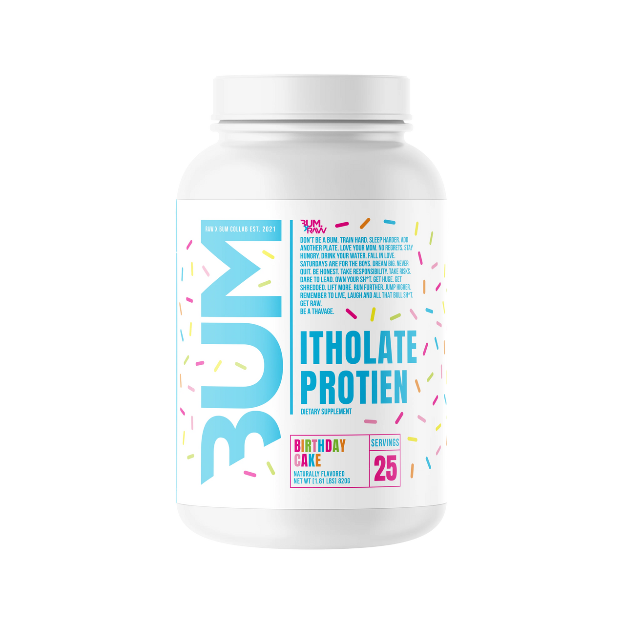 CBUM x RAW - Itholate ISO-Protein