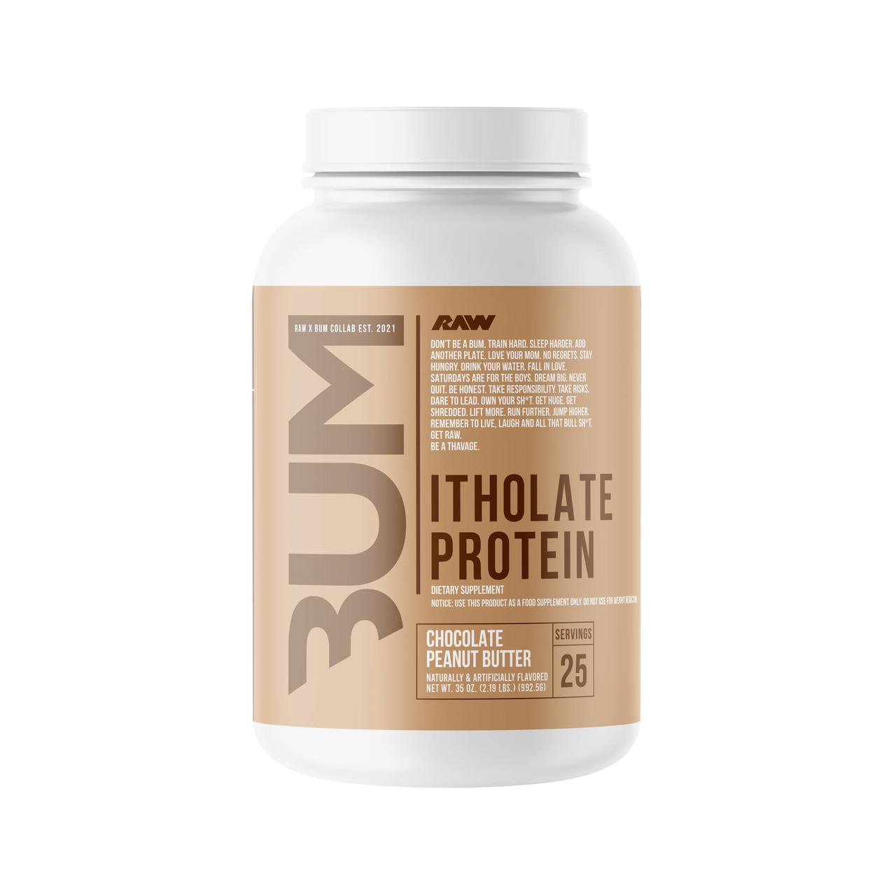 CBUM x RAW - Itholate ISO-Protein