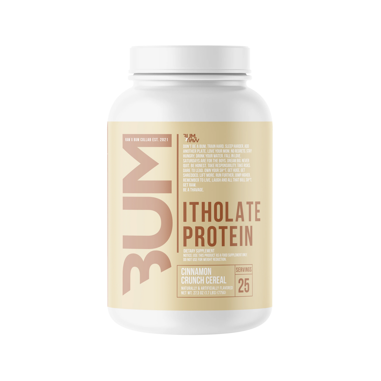 CBUM x RAW - Itholate ISO-Protein