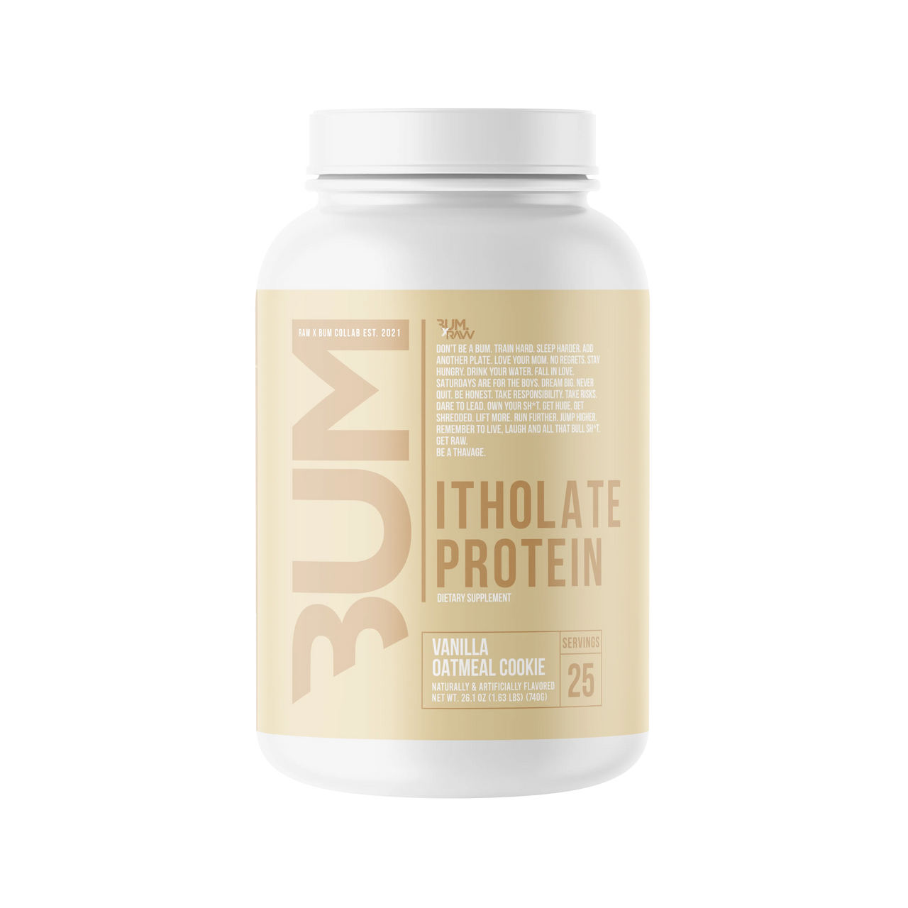 CBUM x RAW - Itholate ISO-Protein