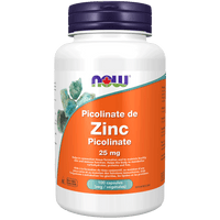 Thumbnail for NOW Zinc Picolinate 25mg 100 caps